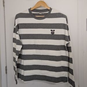 TWIK STRIPED TOP SIZW LARGE